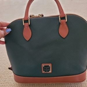 Dooney & Bourke Pebble Leather Zip Zip Satchel